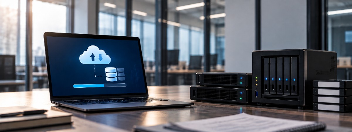 Enterprise ERP data being archived from the cloud to local cold storage