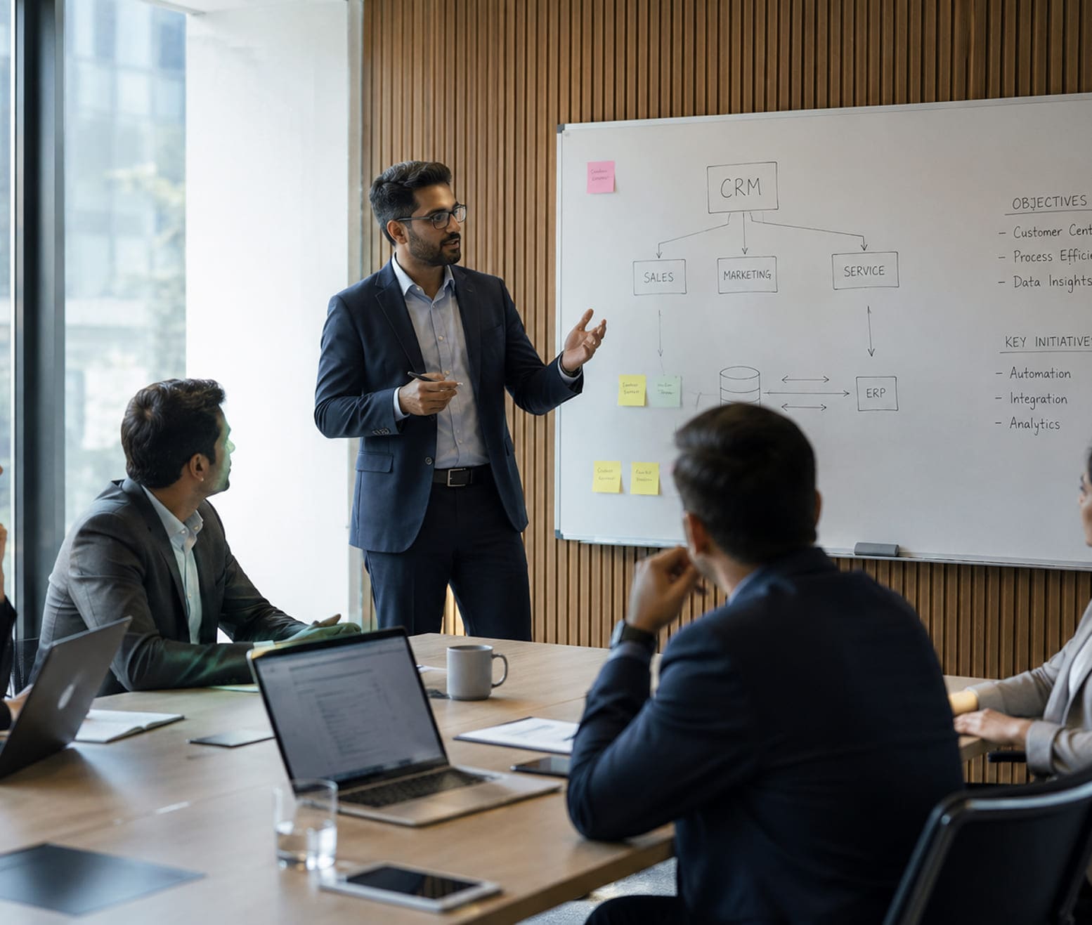 CRM strategy and implementation consulting session